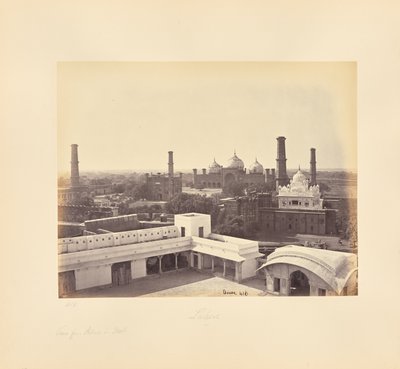Lahore; veduta dal palazzo nel forte da Samuel Bourne