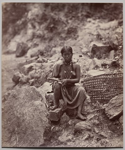 Donna Lepcha (numero 1908) da Samuel Bourne
