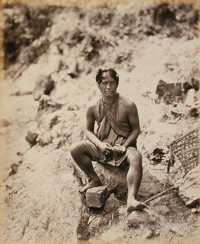 Uomo Lepcha da Samuel Bourne