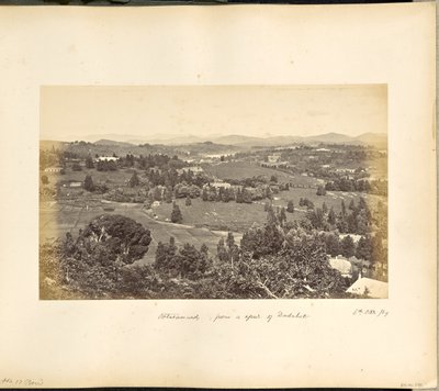 Ootacamund; vista generale verso est dall
