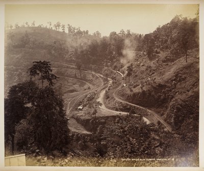 Stazione di inversione sotto Teendaria, Darjeeling, da 