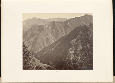 Simla; Khuds a nord di Jakko e le colline di Mahassoo da Samuel Bourne