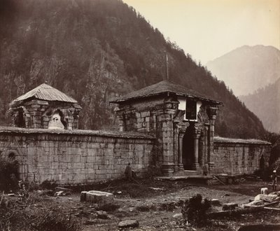 Tempio a Naveshera, Kashmir, India da Samuel Bourne