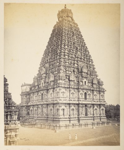 La grande Pagoda, Tanjore, dalle mura da Samuel Bourne