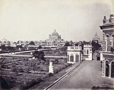 Veduta nel palazzo Qaisar Bagh da Samuel Bourne