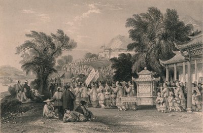 Processione nuziale al Blue-cloud Creek, Chin-keang-foo da Samuel Bradshaw
