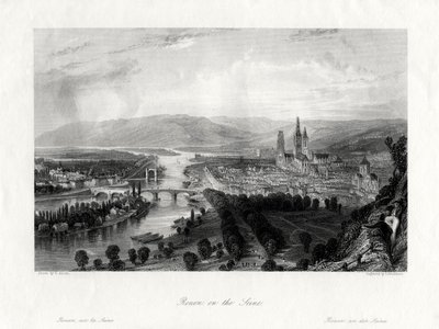 Rouen sulla Senna, Francia da Samuel Bradshaw