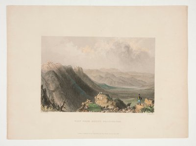 Vista dal Monte Washington, illustrazione per Nathaniel Parker Willis da Samuel Bradshaw