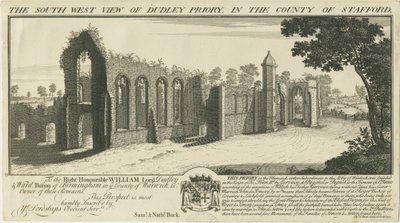 Dudley Priory da Samuel Buck