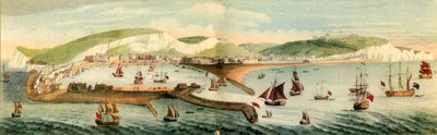 Il prospetto sud di Dover, nella contea di Kent, 1749, 1942 da Samuel Buck