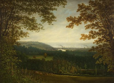 Veduta di Bristol da Ashton Park da Samuel Colman