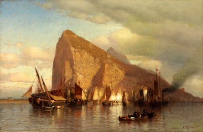 Tempesta in arrivo a Gibilterra da Samuel Colman