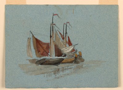 Barche a vela dei pescatori da Samuel Colman
