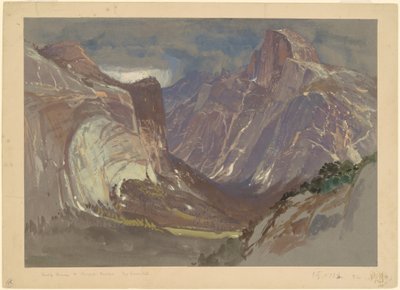 Half Dome e Royal Arches, Yosemite, da Glacier Point da Samuel Colman
