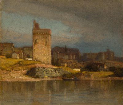 Vecchia torre ad Avignone, c.1875 da Samuel Colman