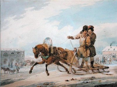 Slitta russa da Samuel Colman