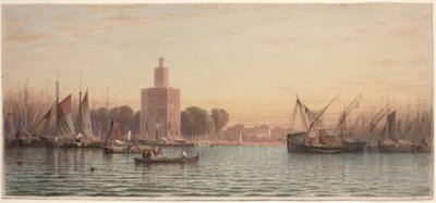 Il porto di Siviglia da Samuel Colman