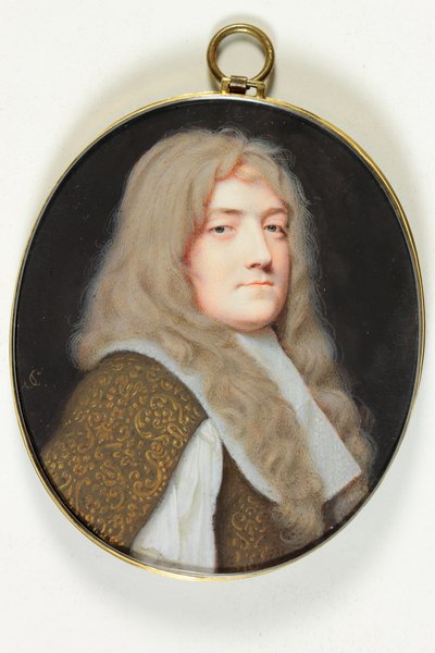 Un gentiluomo vestito di bianco da Samuel Cooper