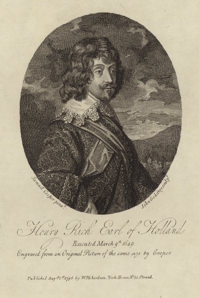 Henry Rich, Conte di Holland da Samuel Cooper