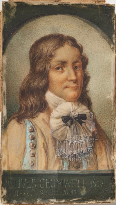 Ritratto di Oliver Cromwell 1599-1658, 1653 da Samuel Cooper