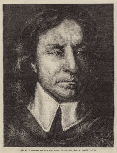 La Tarda Mostra Nazionale di Ritratti, Oliver Cromwell da Samuel Cooper