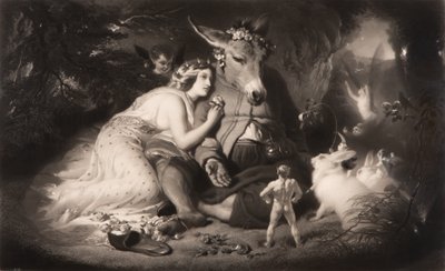 Sogno di una notte di mezza estate di Shakespeare, Atto 4, Scena 1 da Samuel Cousins