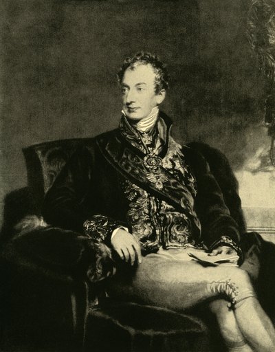 Principe Klemens Wenzel von Metternich da Samuel Cousins