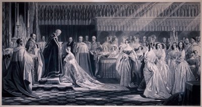 Incoronazione della Regina Vittoria da Samuel Cousins
