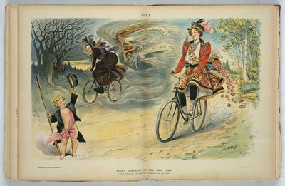 Saluto di Puck al nuovo anno, 1898 da Samuel D. Ehrhart