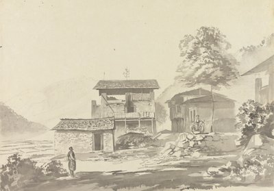 Nel Villaggio vicino a Tassisudon [Tashicho Dzong] da Samuel Davis