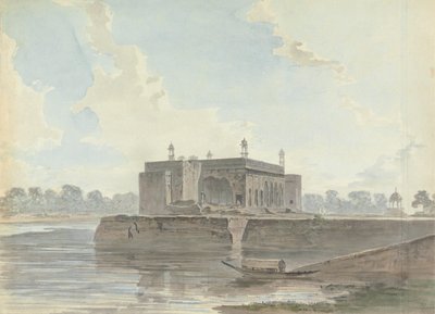 Palazzo in rovina vicino a un fiume da Samuel Davis