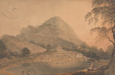 Il resort annuale degli indù a Mundar Hill vicino a Bhagalpur da Samuel Davis