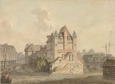 La fine del ponte in rovina a Rouen da Samuel Davis