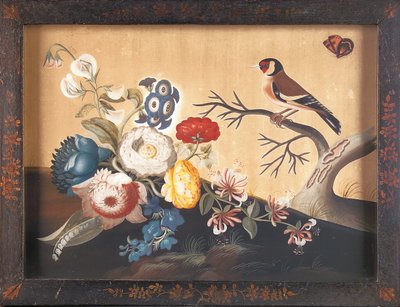 Cardellino, con Farfalla Campo Arancione da Samuel Dixon