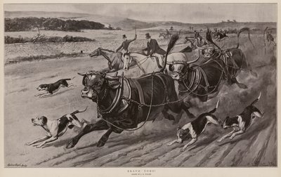 Bravo Toro! (litografia) da Samuel Edmund (after) Waller