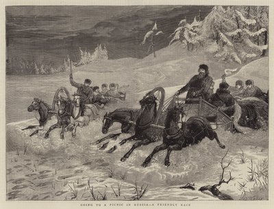 Andare a fare un picnic in Russia, una gara amichevole da Samuel Edmund Waller
