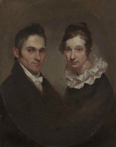 Reverendo (1789-1869) e signora Hiram Bingham (Sybil Mosely, † 1848) da Samuel Finley Breese Morse