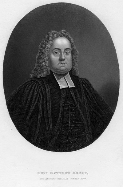 Matthew Henry, commentatore biblico e clero inglese, XIX secolo da Samuel Freeman