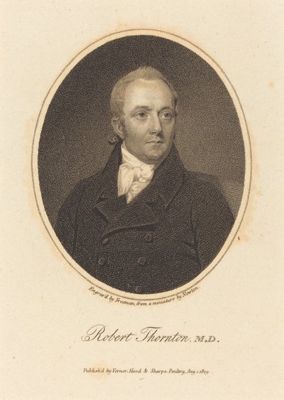 Robert Thornton, M.D. da Samuel Freeman after William John Newton