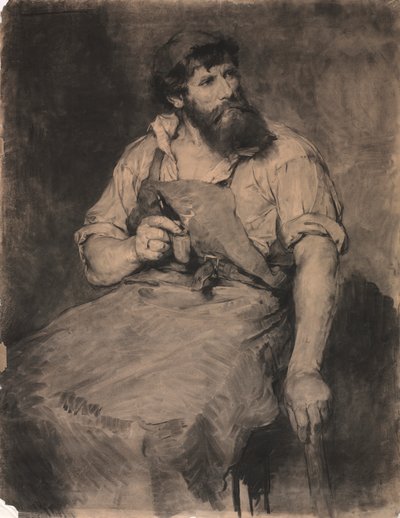 Fucina, studio per "Das Gericht", c.1883 da Samuel H. Crone