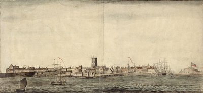 Vista sud-est di Kingston upon Hull da Samuel Heywood