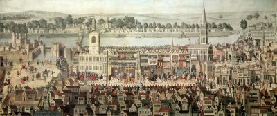 Il corteo di incoronazione di Re Edoardo VI nel 1547 da Samuel Hieronymous Grimm