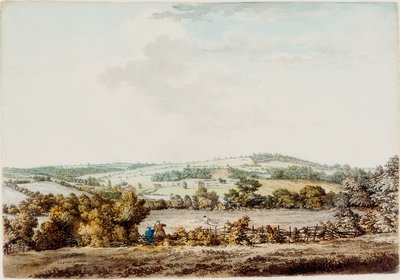 La vecchia casa alla Grange e Barber Wood, 1787 da Samuel Hieronymous Grimm