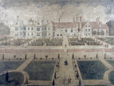 Abbazia di Welbeck, dal fronte sud-ovest, c.1780 da Samuel Hieronymous Grimm