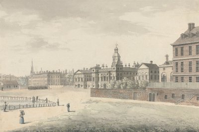 La parata della Guardia a Cavallo, Whitehall da Samuel Hieronymus Grimm