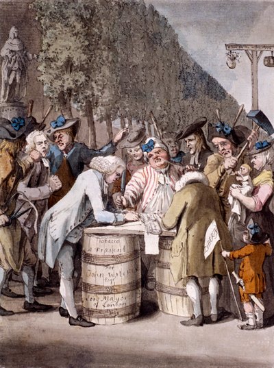 The Middlesex election da Samuel Hieronymus Grimm