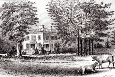 Hamilton Grange, da Old New York, Volume I, 1802 da Samuel Hollyer