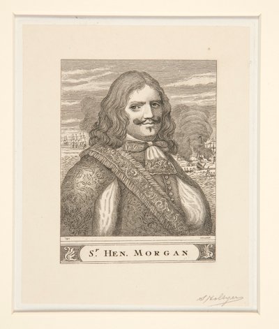 Ritratto di Sir Henry Morgan da Samuel Hollyer