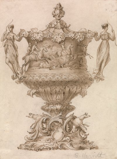 Progetto per un trofeo di caccia o una coppa d