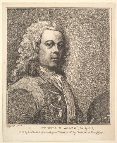 William Hogarth, Autoritratto da Samuel Ireland